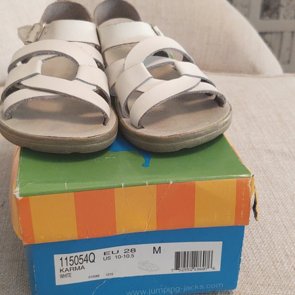 Jumping Jacks White Sandals